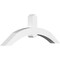 Ekena Millwork Archdale Architectural Grade PVC Gable Bracket, 48"W x 18"H x 4"D x 4"F, 9/12 Pitch GBP048X18X0404ARC00 - alternate 1